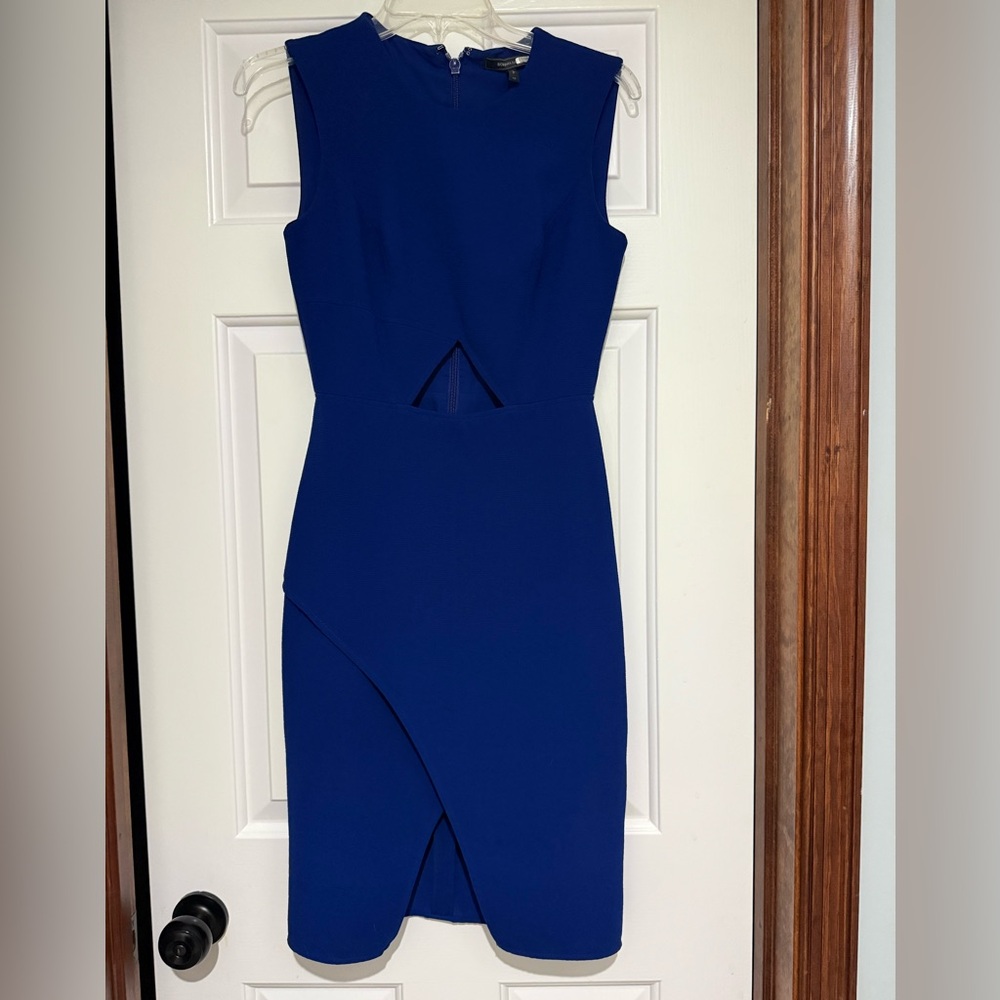 BCBGMaxAzria Royal Blue Midi Dress